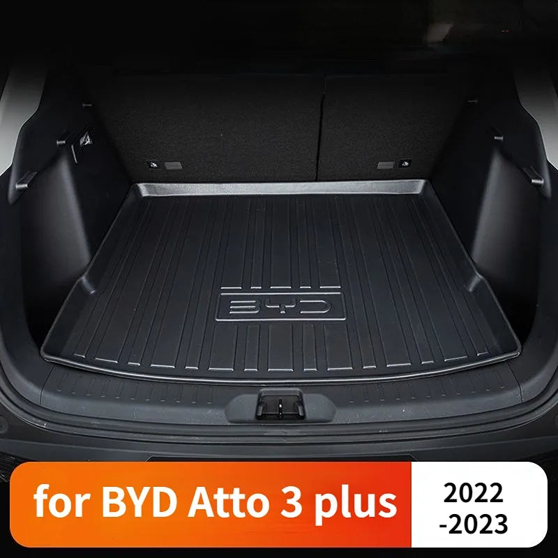 Alfombrilla de goma para maletero de automóvil BYD Atto 3 de alta resistencia