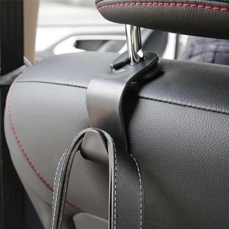 Gancho universal para respaldo de asiento de coche BYD, accesorio para interior de coche, portátil, para guardar bolsos y carteras.