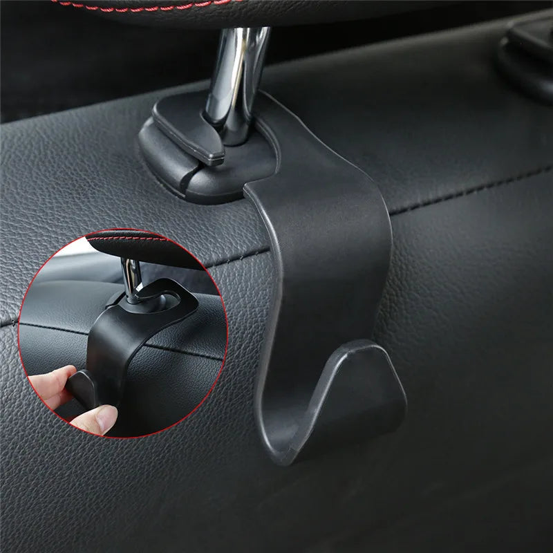 Gancho universal para respaldo de asiento de coche BYD, accesorio para interior de coche, portátil, para guardar bolsos y carteras.