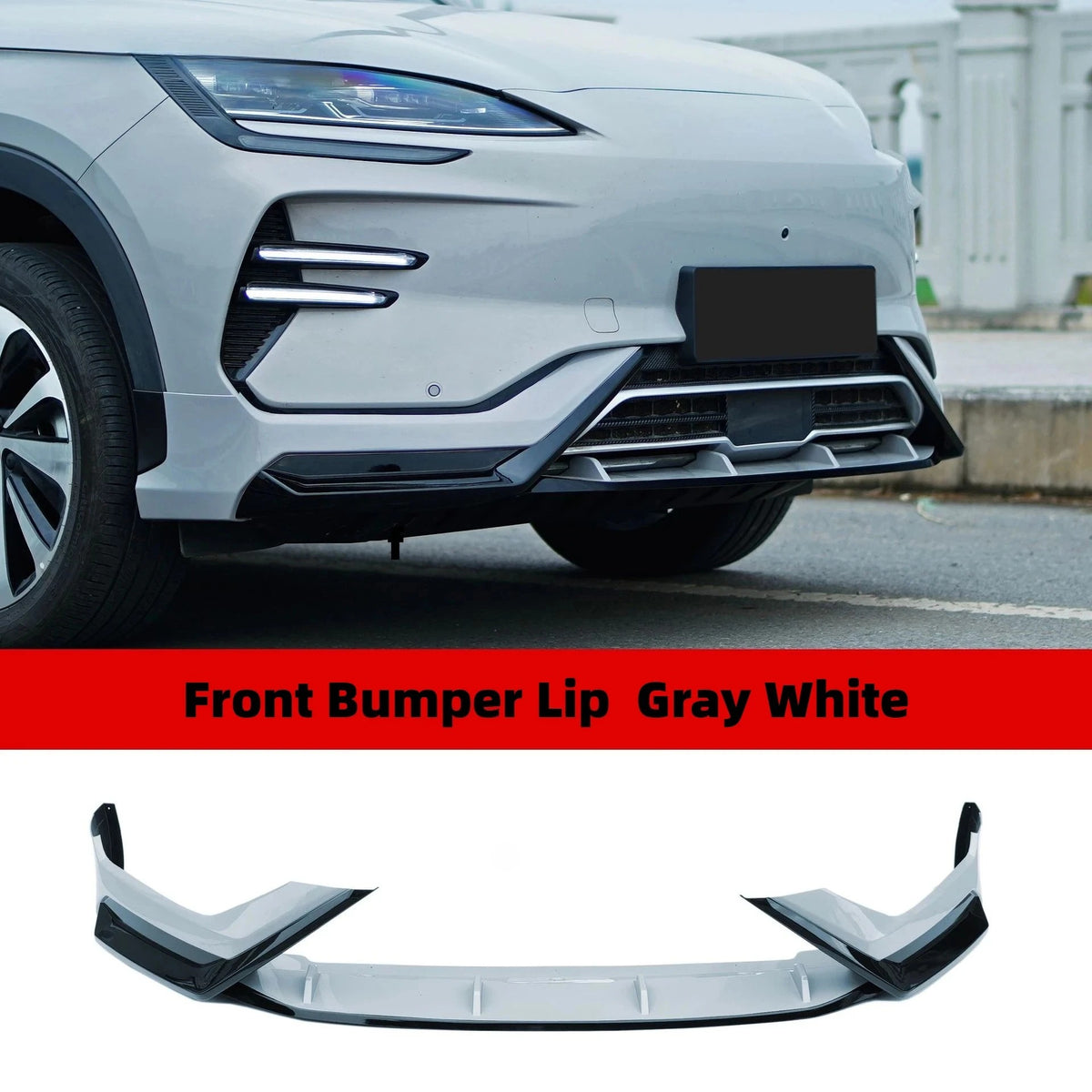 Car Front Bumper Lip For BYD Song Plus Seal U+ Sealion 6 2023-2025