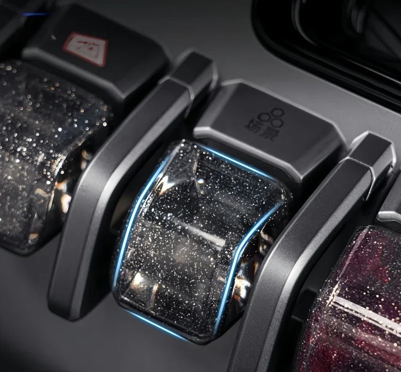 Car Central Control Button Protective Cover Fit for BYD Leopard