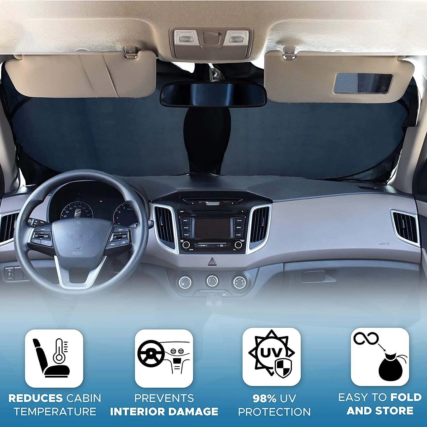 BYD Dolphin Car Windshield Sunshade Cover