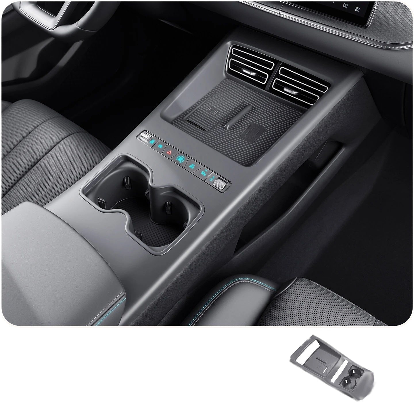 BYD SONG PRO/Sealion 05 EV Wireless Charging Mat Water Cup Holder