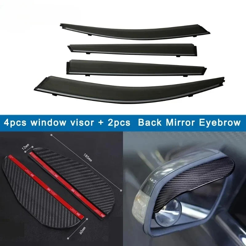 Deflector de ventana para BYD Shark 6 2024 2025, visera protectora contra la intemperie, el sol y la lluvia.
