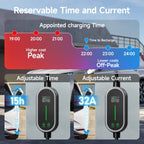Portable EV Charger 7.2KW 32A 1Phase Wallbox