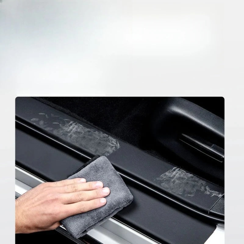 Car Door Sill Leather Stickers Rotection Plate For BYD Leopard 5(10 PCS)