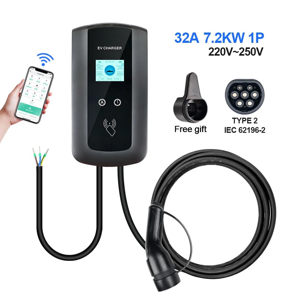 Type 2 EV Charging Station Wallbox APP Control
