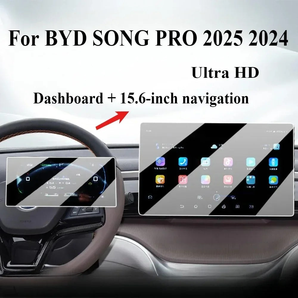 Tempered Glass Protective Film For BYD SONG PRO
