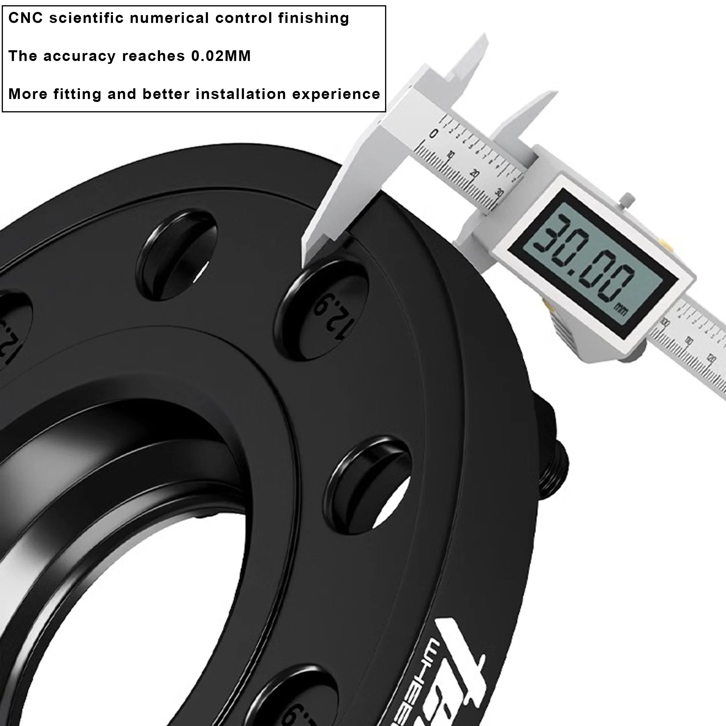 2PCS 6x139.7 64.1 For BYD Leopard 5 / Leopard 8 Flange Plate T6-7075