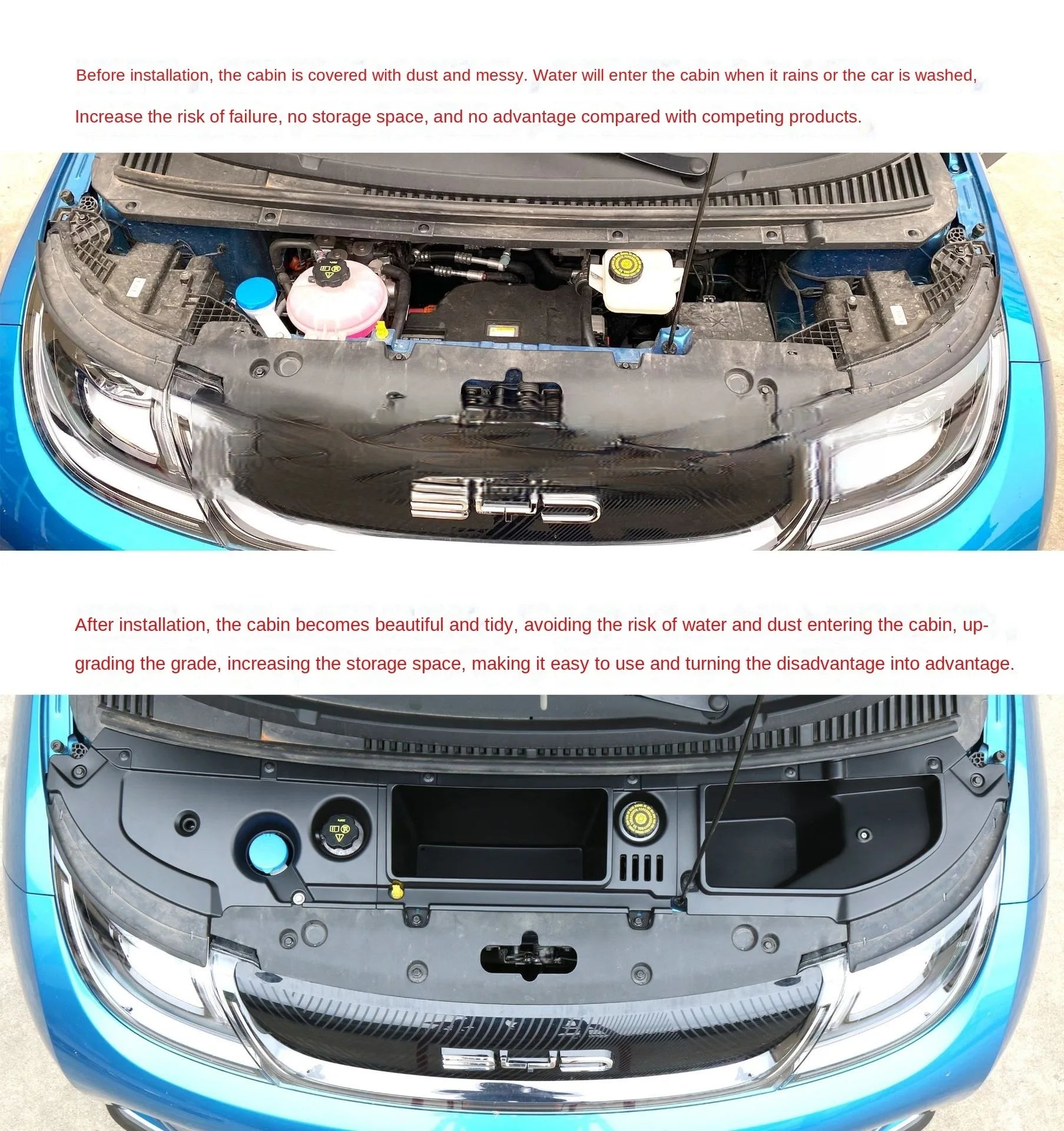 BYD-Dolphin-front-trunk-storage-box-engine-compartment-cover-storage-box-Accessories