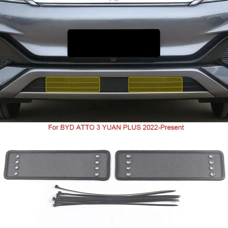 BYD Dolphin 2022-2025 Cubierta protectora de entrada de aire a prueba de insectos Red de inserción de aire 