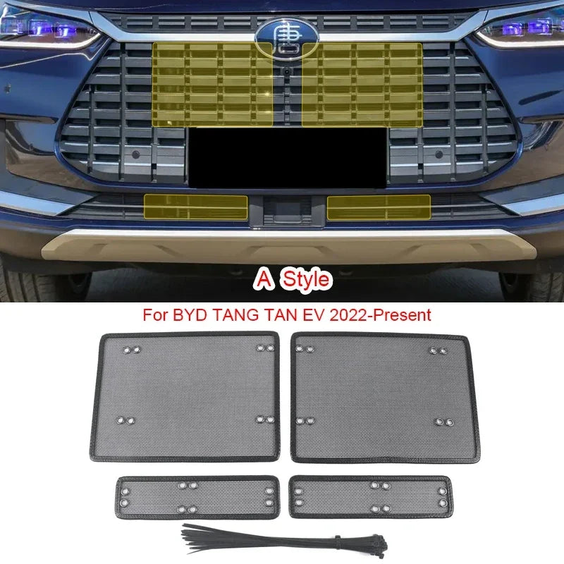 BYD Dolphin 2022-2025 Cubierta protectora de entrada de aire a prueba de insectos Red de inserción de aire 
