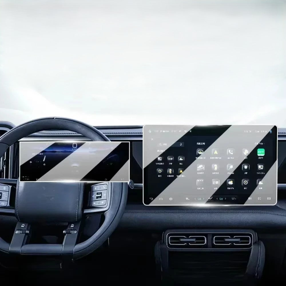 Película protectora de pantalla central de vidrio templado para BYD SHARK 2024 2025