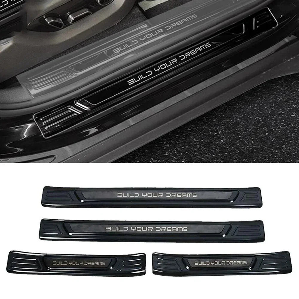 Car Door Sill Scuff Plate Welcome Pedal