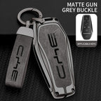 Zinc Alloy Leather Car Key Case Key Fob for BYD Car - BYDAC