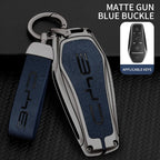 Zinc Alloy Leather Car Key Case Key Fob for BYD Car - BYDAC