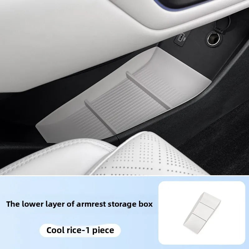 Car Central Control Armrest Double-layer Storage Box for BYD Yuan Up 24-25
