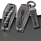 Zinc Alloy Leather Car Key Case Key Fob for BYD Car