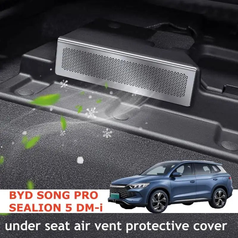 BYD SONG PRO SEALION 5 DMi Under Seat Air Outlet Flow Vent Protect Cover