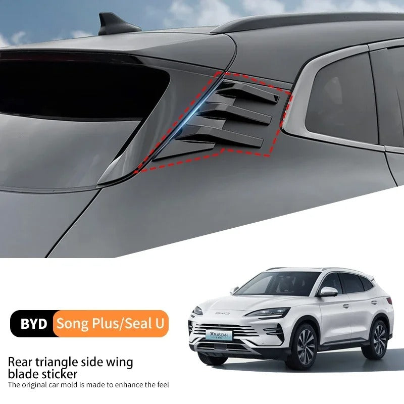 Byd Song Plus Seal u Dmi Ev 2020-2025+ Car Styling Rear Triangular Blind Trim