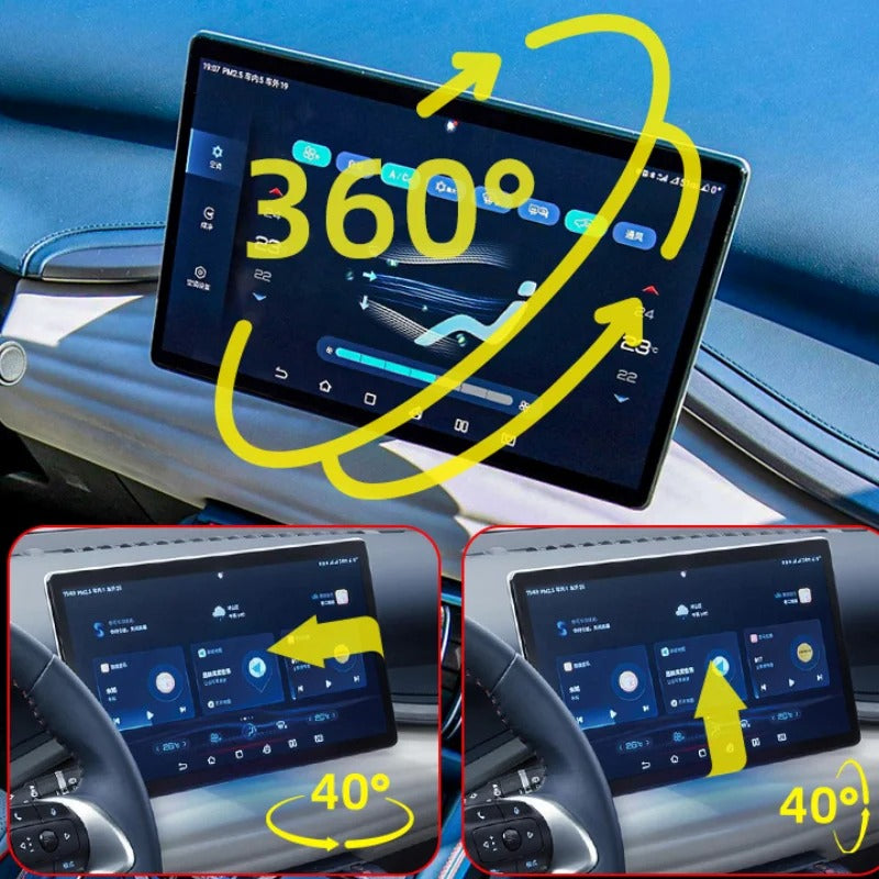 Soporte giratorio para pantalla de control central de coche para todos los modelos BYD