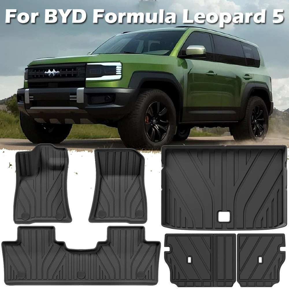 For For BYD Denza B5 Leopard 5  TPE Floor Mats & Cargo Liners
