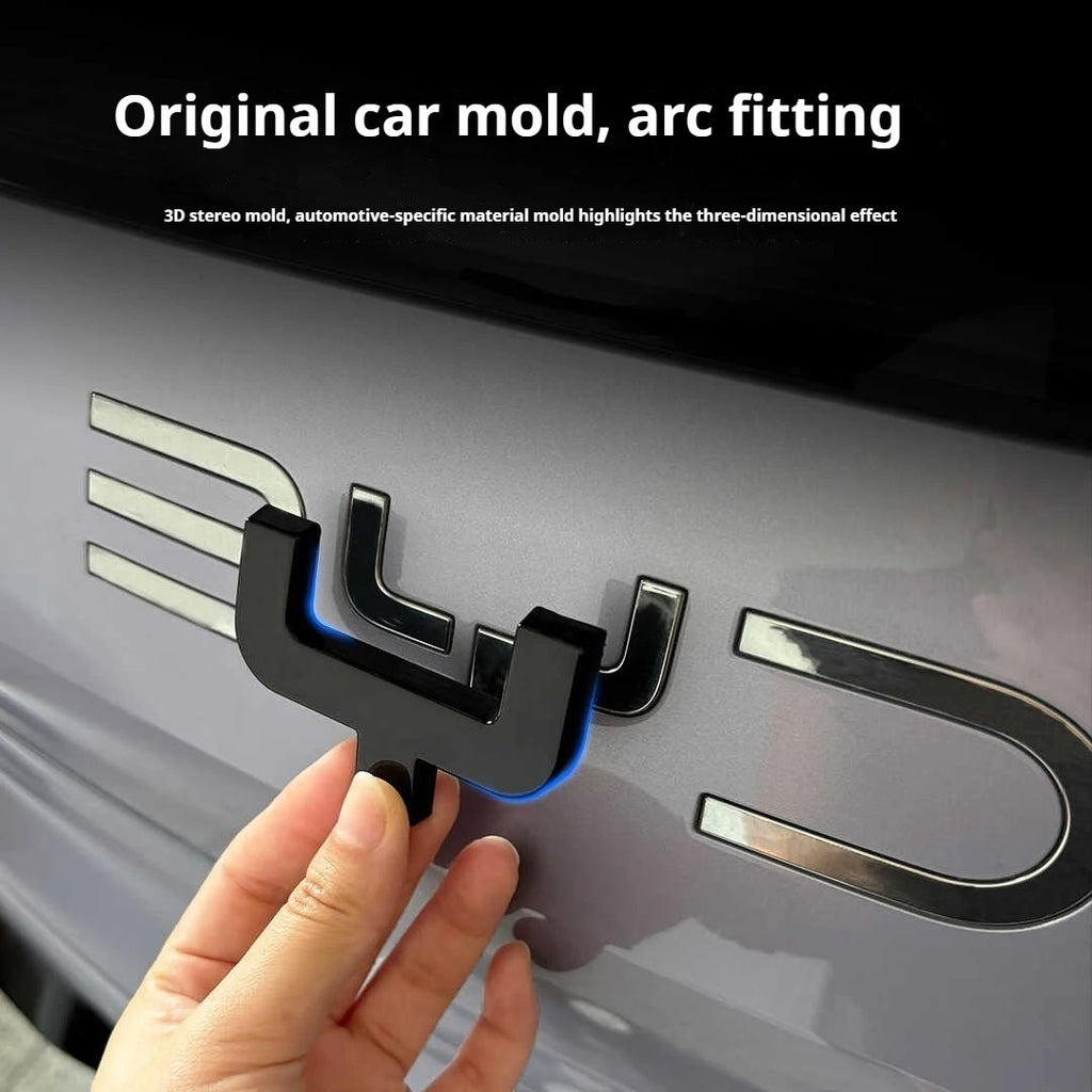 BYD Sealion 7 EV Car Black Front Emblem Black Warrior Rear Badge