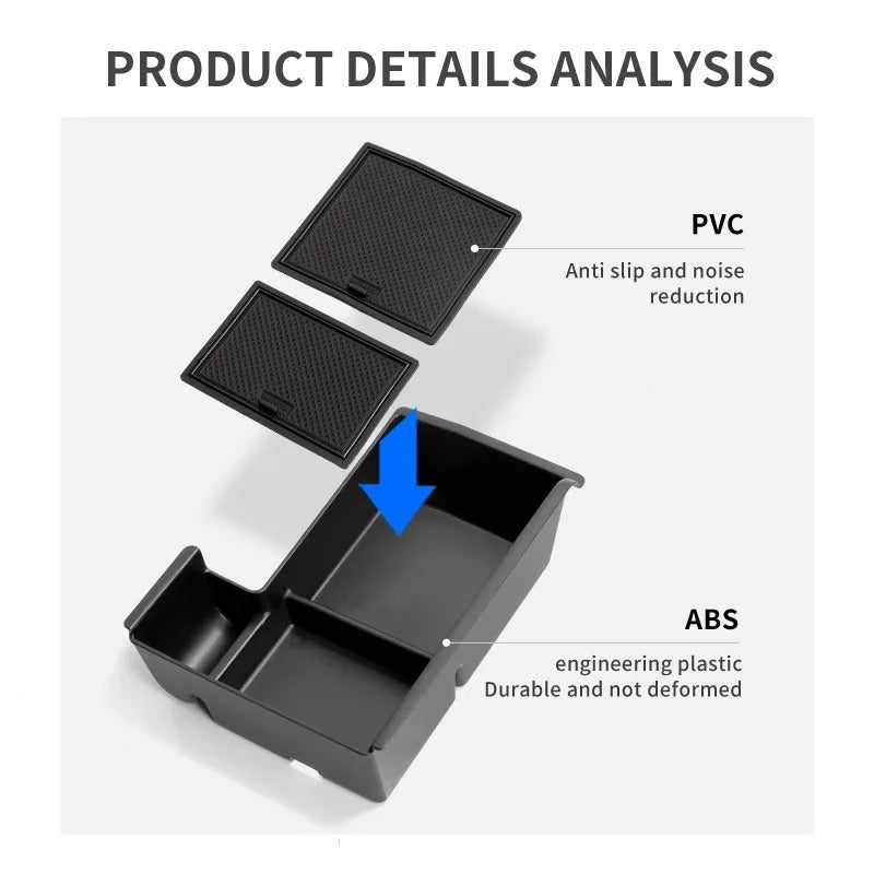 For RHD BYD Seal U Sealion 6 Song Plus DM-i 2025 Armrest Storage Box