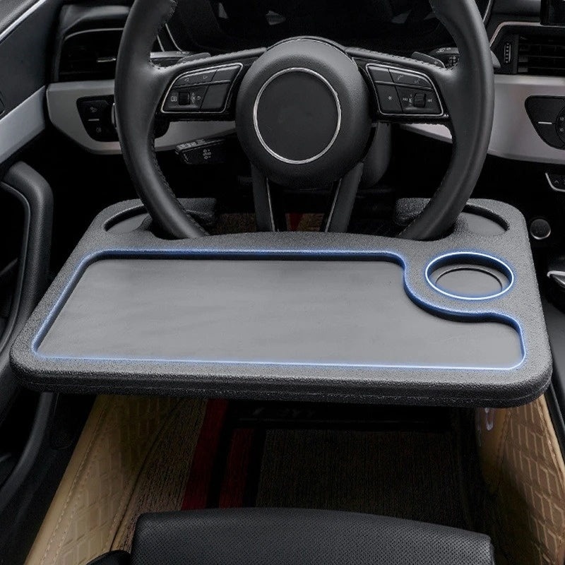 Steering Wheel Tray 2 in 1 Car Desk Flippable Table