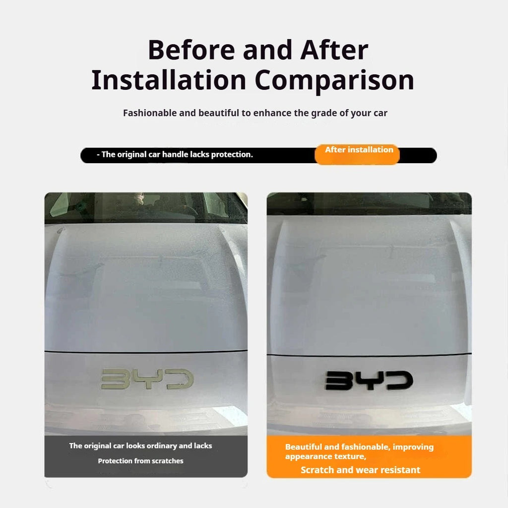BYD Sealion 7 EV Car Black Front Emblem Black Warrior Rear Badge