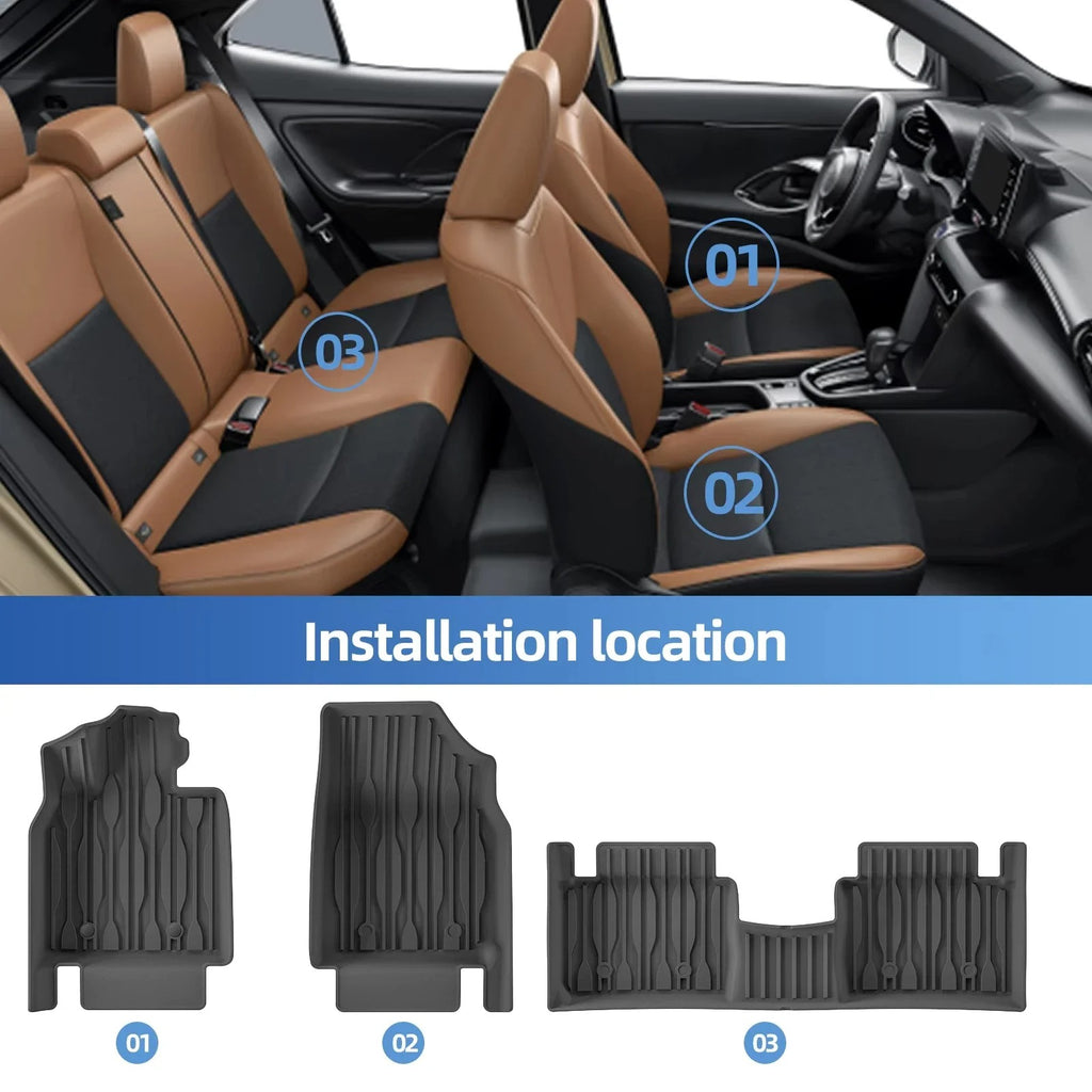 BYD King Qin Plus TPE Floor Mats & Cargo Liners
