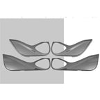 BYD Sealion 7 Carbon Fiber Textured Door Anti-kick Plate