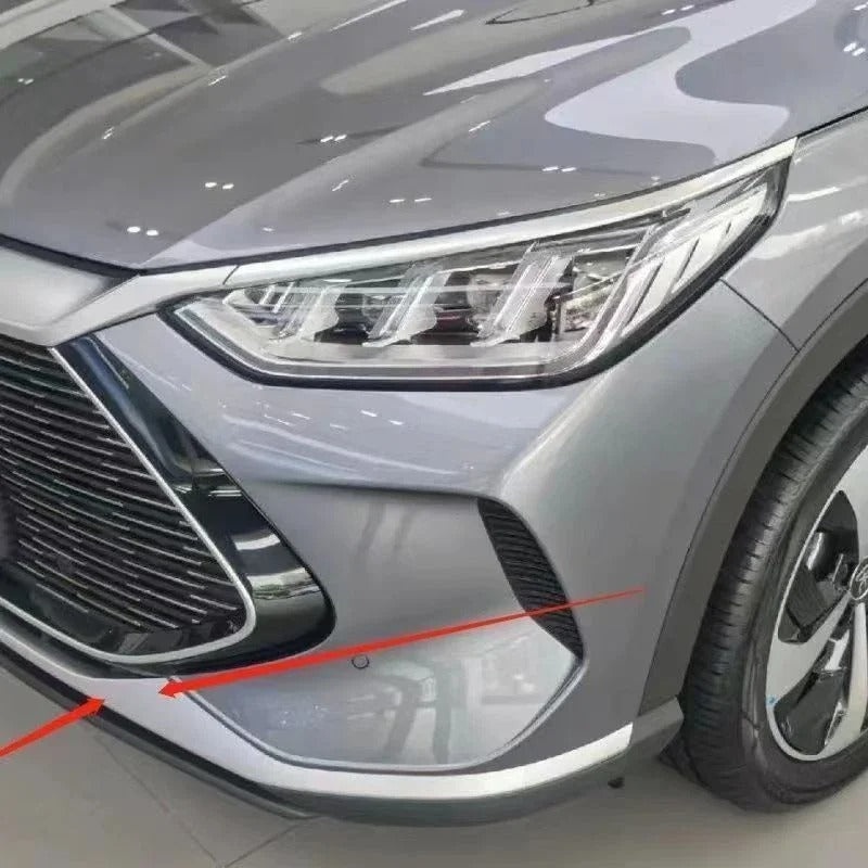 For BYD Song Plus DMI Silver Decorative Strip Under The Front Bumper