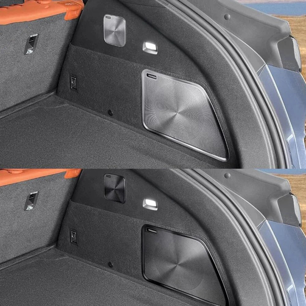 BYD Sealion 7 Stainless Black Car Rear Trunk Speaker Cover