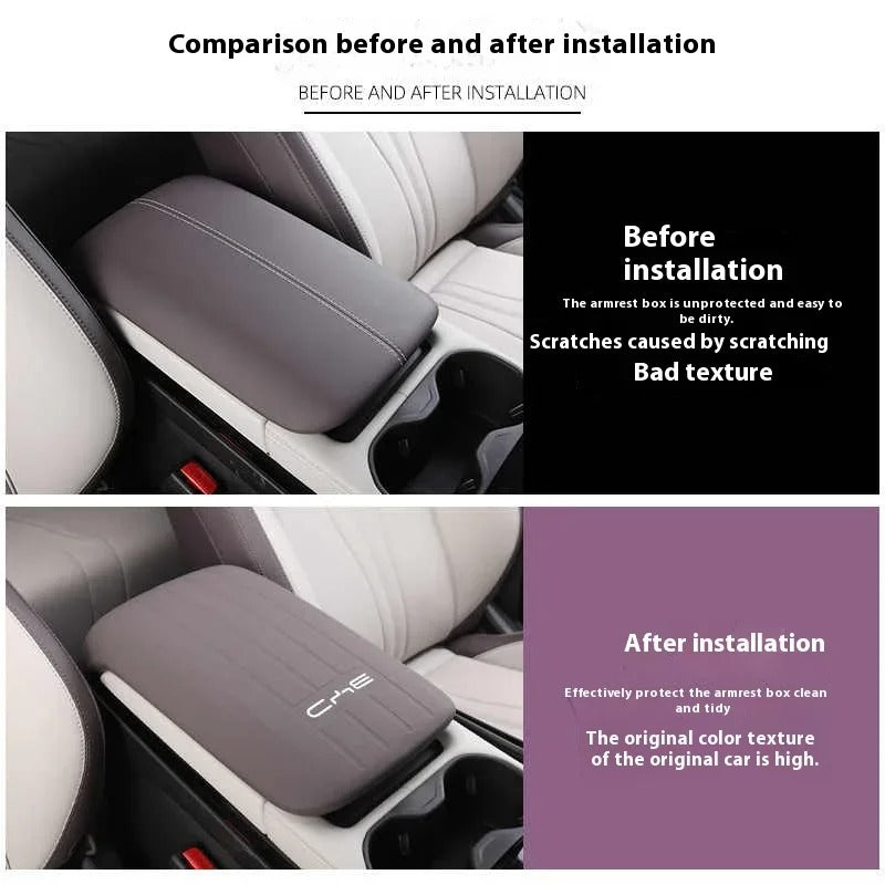 For BYD Song Plus DMI Seal U Sealion 6 Car Armrest Box Protection Cover
