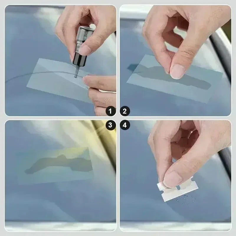 BYD Car Glass Repair Window Cracks Gone Kit Remove Scratch