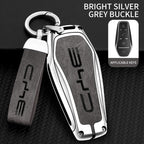 Zinc Alloy Leather Car Key Case Key Fob for BYD Car