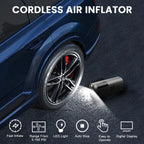 Car Air Pump Cordless Portable Tire Inflator Mini Tyre Inflator 12V