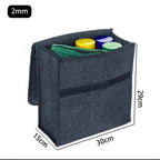 1PC Dark Gray Car Felt Storage Box for BYD Car