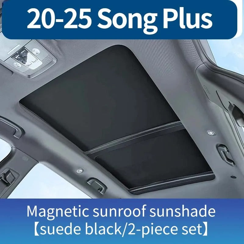 2Pcs Car Sunroof Sunshade Cover For Byd Song Plus Seal u Dmi Ev 2020-2025+