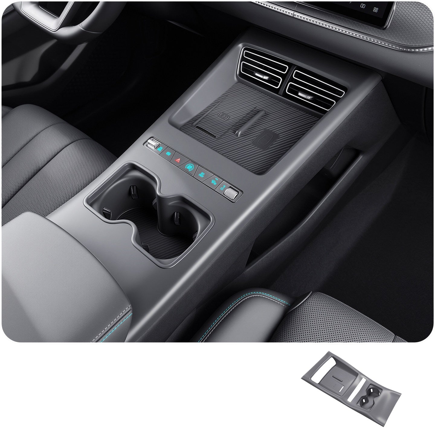 BYD Song Pro/Sealion 5 Center Console Silicone Protective Mat Set
