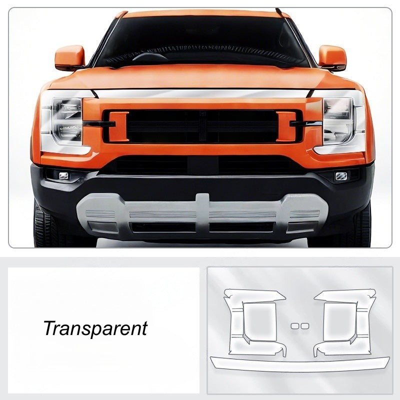 Smoke Tint TPU Headlight Fog Light Protection Film for 2025 BYD Shark 6