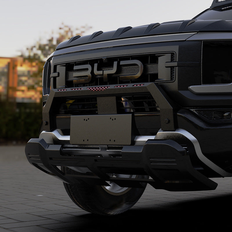 Black Front Bumper Guard Trim for BYD Shark 6