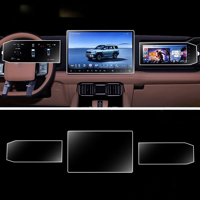 Fangchengbao Bao 8 Center Console Screen Protector Tempered Glass Film