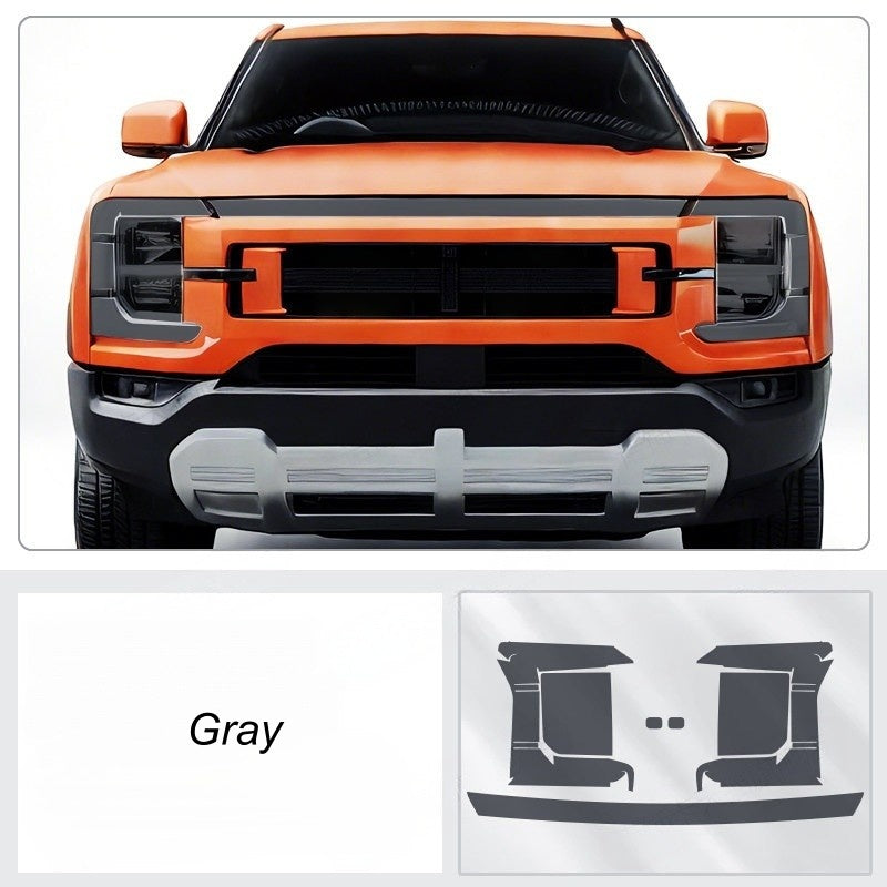 Smoke Tint TPU Headlight Fog Light Protection Film for 2025 BYD Shark 6