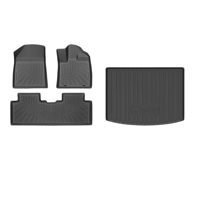 RHD Waterproof TPE Floor Mats Trunk Mat for 2025 BYD Yuan UP / Atto 2