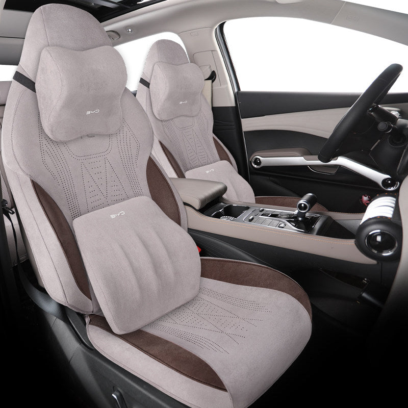 Breathable Suede Car Seat Cushion Full Sets for BYD Atto3/ATTO 2
