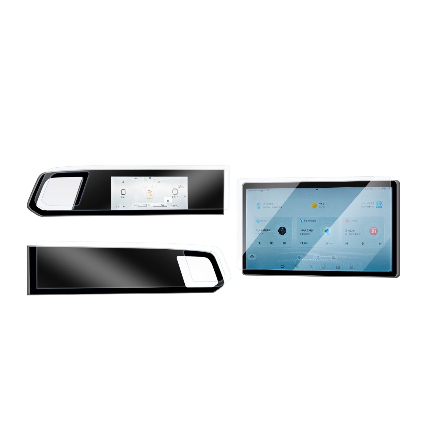 Tempered Glass Screen Protective Film For BYD Song Pro/L/TANG