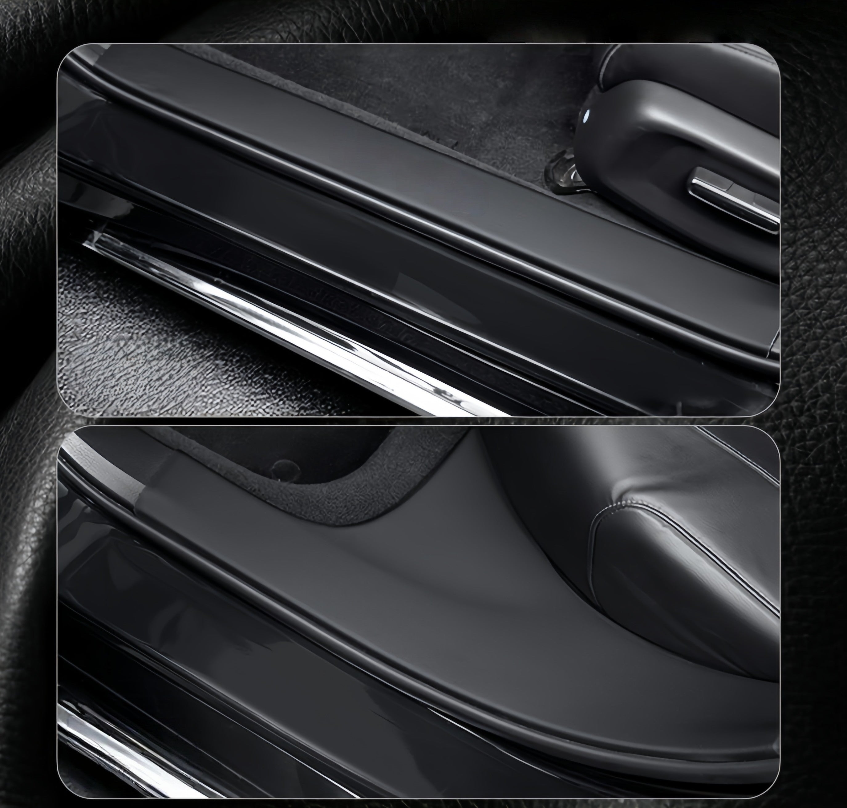 Car Door Sill Leather Stickers Rotection Plate For BYD