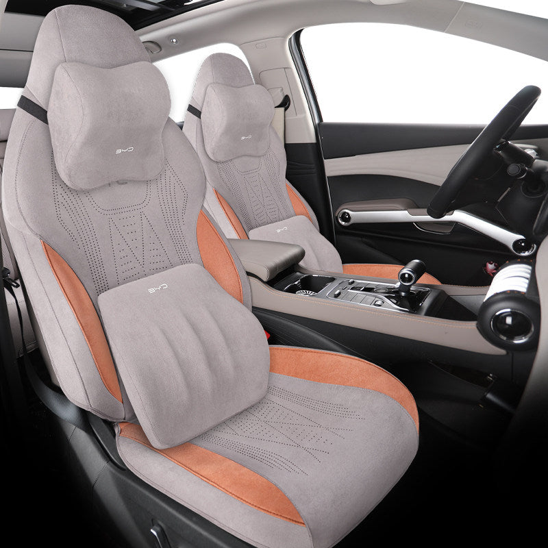 Breathable Suede Car Seat Cushion Full Sets for BYD Atto3/ATTO 2